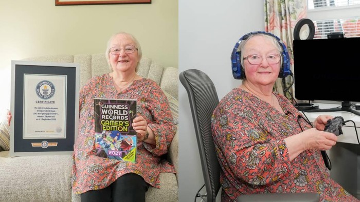 Seorang nenek asal Skotlandia cetak Guinness World Records, karena menjadi streamer Fortnite wanita tertua di dunia. Namanya adalah Cath Bowie alias Grumpygran1948.