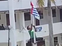 Bintang Kejora Dikibarkan Saat Demo Mahasiswa di Jayapura, 1 Orang Ditangkap