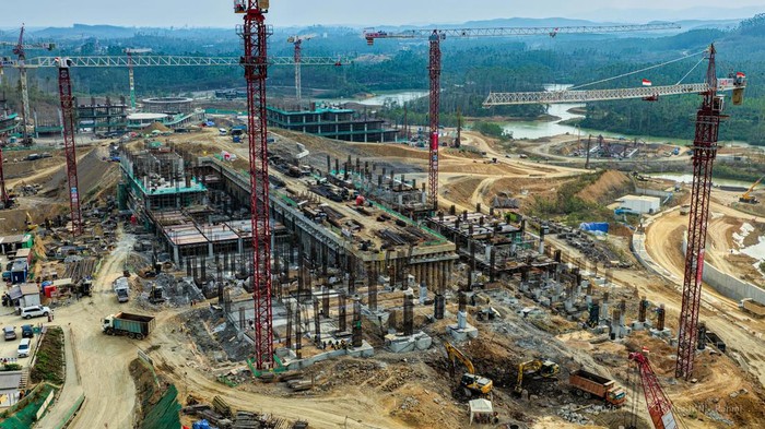 Progres Pembangunan Kawasan Yudikatif di IKN