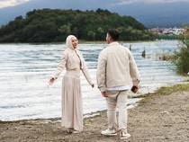 Momen Romantis Puteri Modiyanti Anak Tommy Soeharto Dilamar di Danau Kawaguchiko