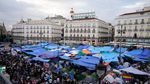 Ribuan Warga Protes Krisis Perumahan, Tenda Penuhi Puerta del Sol Madrid