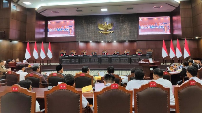 Sidang gugata Pemilu 2024 di Mahkamah Konstitusi (MK), Rabu (30/9/2026).