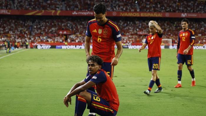 Spanyol kalahkan Kroasia 4-1 di Matchday Kedua UEFA Nations League A, Lamine Yamal dua gol. (