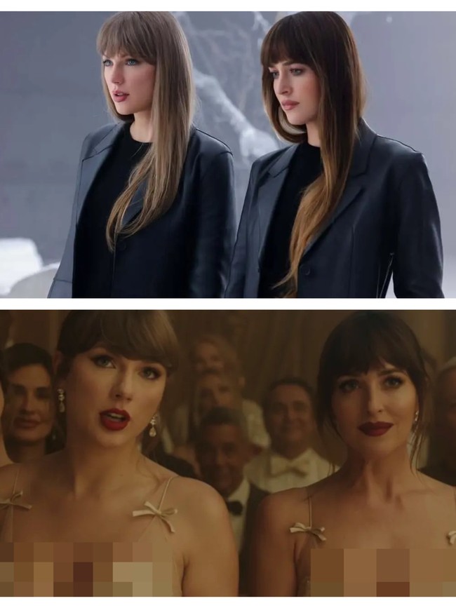 6 Gaya Kembar Taylor Swift dan Dakota Johnson di MV Patient Zero