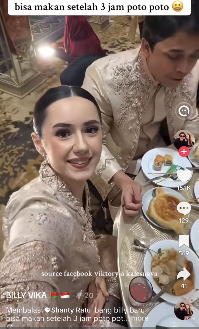 Billy Syahputra Asyik Makan Sate hingga Cicip Makanan Belarus bareng Istri