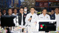 Penampakan Gudang Skincare-Suplemen Ilegal di Tangerang Temuan BPOM, Nilainya Capai Rp 25 M!