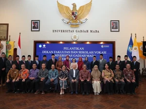 Daftar Lengkap Dekan UGM Periode 2026-2031 yang Baru Dilantik