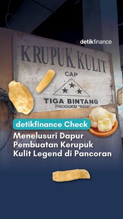 Video detikfinance Check: Menelusuri Dapur Pembuatan Kerupuk Kulit Legend di Pancoran
