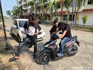 Maling di Rusunawa Kebondalem Kendal Tukar Vario dengan Beat