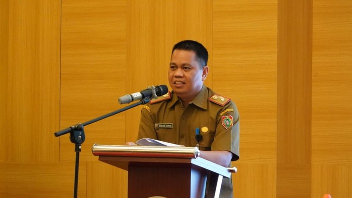 Kepala Dinas Kehutanan Kalimantan Tengah Agustan Saining.
