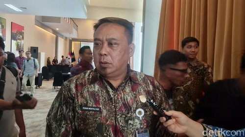 Kepala Rudenim Denpasar Teguh Mentalyadi saat memberikan keterangan, Kamis (1/10/2026).