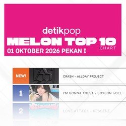 ALLDAY PROJECT Jebol Chart Melon Top 100 Lewat CRASH