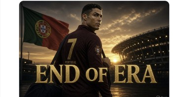 End of Era. Keputusan Cristiano Ronaldo meninggalkan pemusatan latihan Timnas Portugal langsung menginspirasi warganet membuat meme yang menggambarkan berakhirnya sebuah era. Foto: X.com