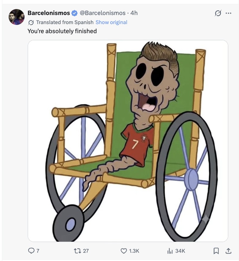 Meme Ronaldo Usai Cabut dari Timnas Portugal