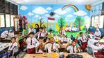 Murid SDN 03 Cilincing Ubah Barang Bekas Jadi Karya Kreatif
