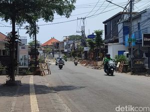 Perbaikan Drainase, Jalan Kunti II Seminyak-Denpasar Ditutup Malam hingga Pagi