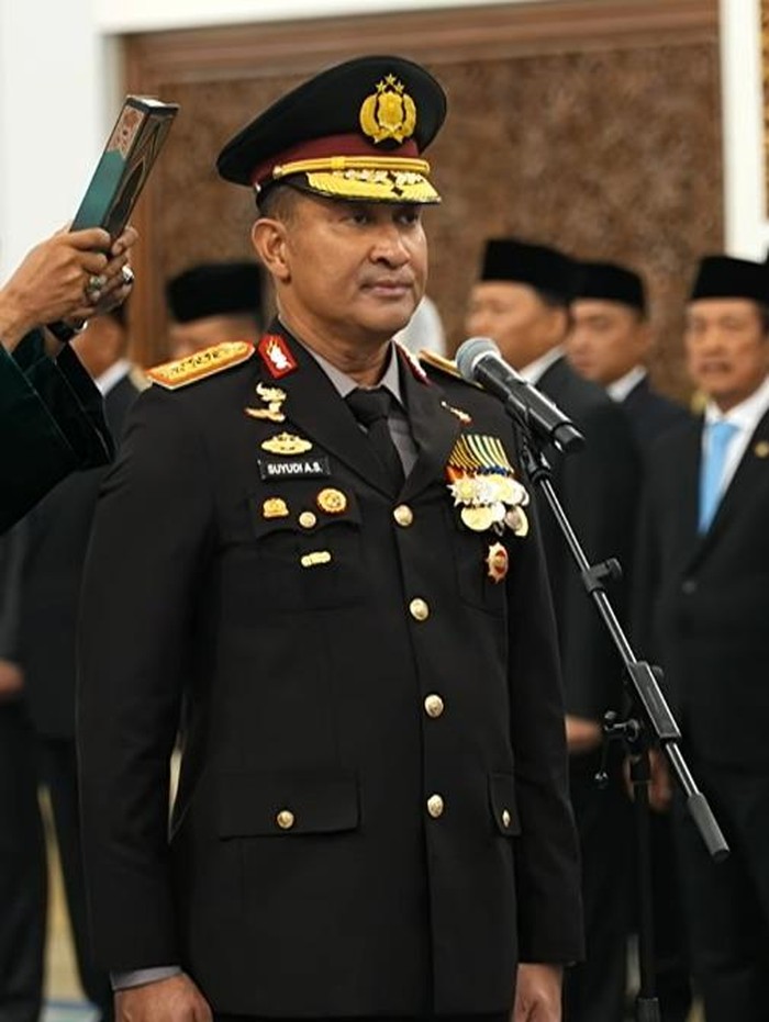 Pelantikan Kapolri Jenderal Suyudi Ario Seto (dok YouTube Setpres)