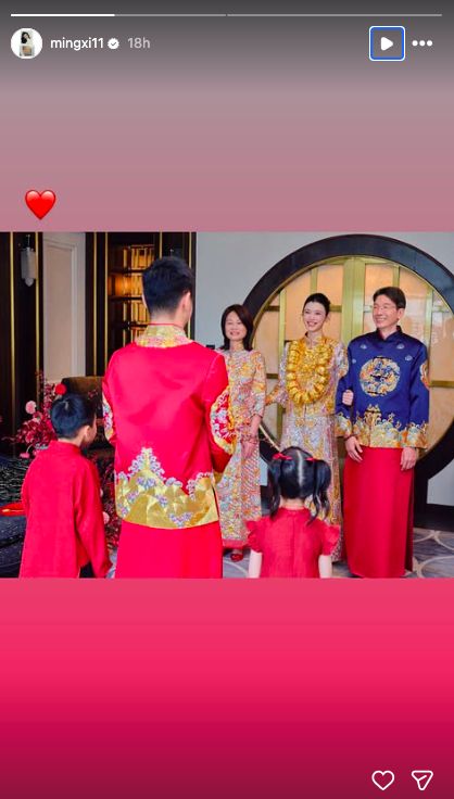 Pernikahan Ming Xi dan Mario Ho