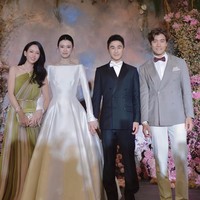 Sama seperti di Prancis, Ming Xi merayakan pernikahan di Macau mengenakan gaun pengantin keluaran Dior. Foto: Instagram @iam_joechen