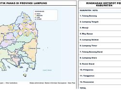 Titik Panas di Lampung Kembali Bertambah