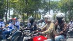 Buruh FSPMI Mulai Berdatangan di Titik Kumpul Jalan Ahmad Yani Surabaya