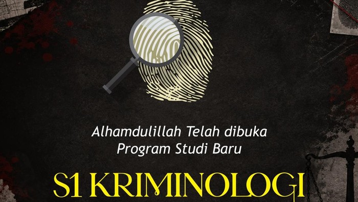 Program studi baru UMY, S1 Kriminologi.