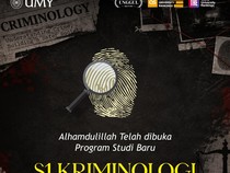 UMY Buka Prodi Baru S1 Kriminologi, Pendaftaran Bisa Pakai Nilai Rapor-Tes CBT!