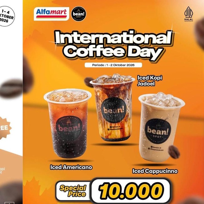 Serbu Yuk! 10 Promo Kopi Cuan dalam Rangka Hari Kopi Sedunia