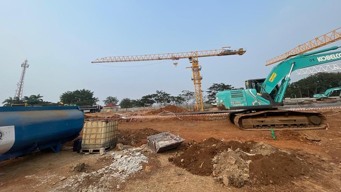 Proyek pembangunan pusat data (data center) berbasis kecerdasan buatan (AI) milik BDx di kawasan Jatiluhur, Kabupaten Purwakarta.