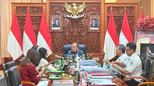 Rapat Koordinasi Pemprov Bali bersama Kementerian Perumahan dan Kawasan Permukiman di Jayasabha, Rabu malam (30/9/2026).