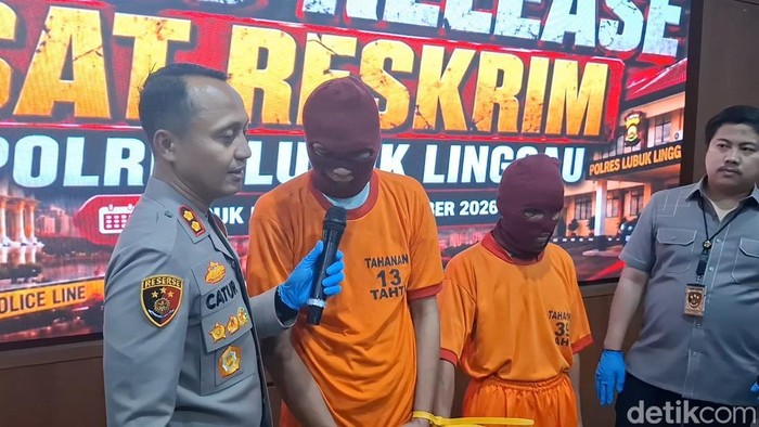Rilis dua pelaku pencurian di bandara Lubuklinggau ditangkap