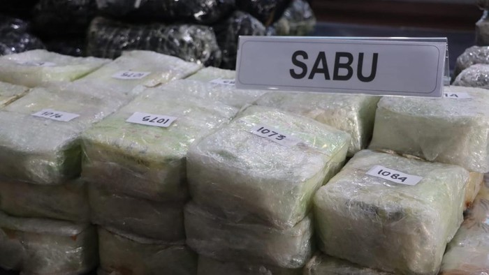 Sabu yang diamankan polisi di Lampung Selatan