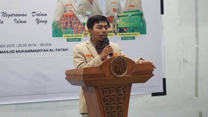 Sekretaris Pemuda Muhammadiyah Kota Makassar, Muhammad Akbar Supriadi.