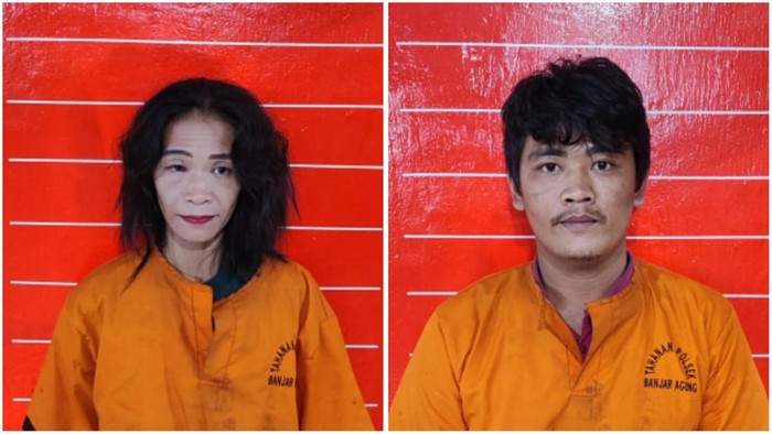 Terduga pelaku jambret yang diamankan polisi.