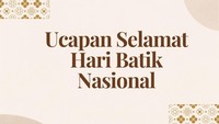 50 Ucapan Hari Batik Nasional 2026 untuk Caption Foto di Medsos