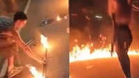 Bikin Fire Party di Tengah Jalan, 3 Turis Diamakan Polisi