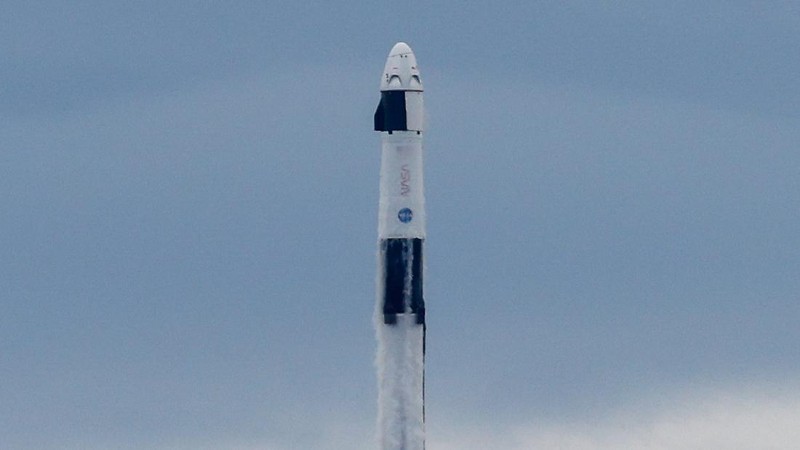 A SpaceX Falcon 9 rocket and Dragon spacecraft lifts off on NASA's Crew-13 mission to the International Space Station, carrying NASA astronauts Jessica Watkins, Luke Delaney, Canadian Space Agency astronaut Joshua Kutryk and Russian cosmonaut Sergey Teteryatnikov at the Cape Canaveral Space Force Station in Cape Canaveral, Florida, US, October 1, 2026. REUTERS/Philip Scott Andrews