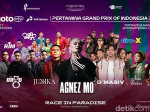 Agnez Mo hingga Tipe-X, Ini Daftar Artis Bakal Tampil di MotoGP Mandalika 2026