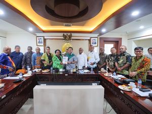 MRP Papua Temui Waka DPD RI, Bahas Akselerasi DOB Papua Utara
