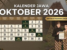 Kalender Jawa Jumat Kliwon 30 Oktober 2026: Hati-hati Saat Bepergian Jauh