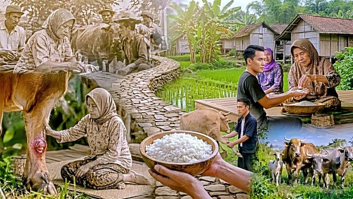 Ilustrasi Legenda Mak Kosah di Sukabumi (dibuat dengan AI)
