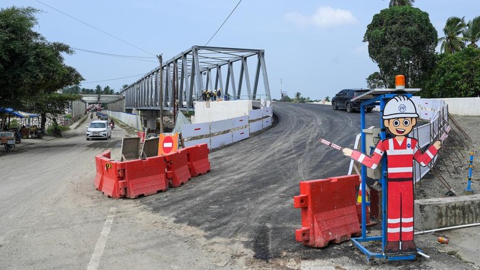 Jembatan Teupin Mane Bireuen dibangun pasca bencana dibuka fungsional hari ini. (Foto: Satgas PRR)