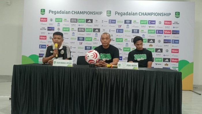 Konferensi pers jelang laga PSMS Medan vs Persikad Depok (Dok. PSMS Medan)