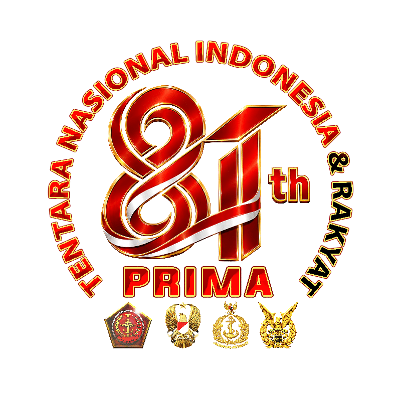 Logo HUT ke-81 TNI
