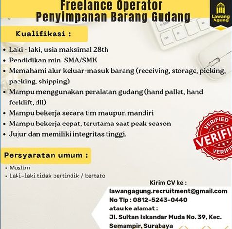 Lowongan Kerja Jawa Timur lowongan kerja di Jawa Timur yang telah terverifikasi disnaker Jatim