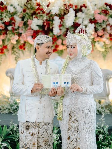Pernikahan Anisha Febri Alfianti dan Bisma.