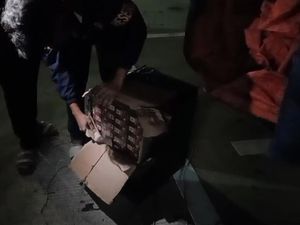 Penyelundupan 1,68 Juta Batang Rokok Ilegal Digagalkan di Tol Lampung