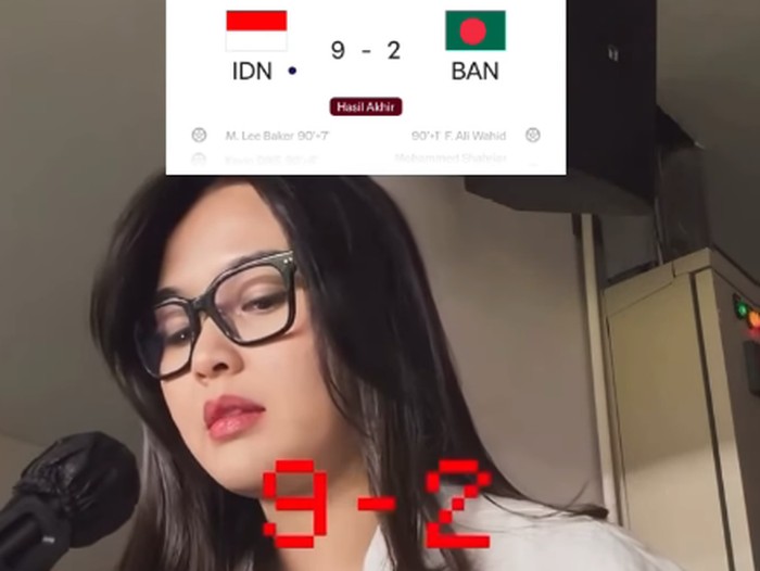 Sosok  Layalia Nurul Salma, announcer wanita di GBK viral usai memandu laga Timnas Indonesia vs Bangladesh yang berakhir 9-2. Suara lantangnya dipuji netizen dan riuh di medsos.