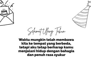 40 Ucapan Ulang Tahun untuk Mantan yang Tulus dan Dewasa