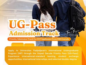 Unpad Hadirkan UG-Pass, Jalur Prioritas Daftar IUP untuk Siswa SMA Unggul Garuda